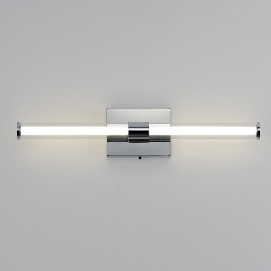 ET2 Lighting Fuse 1Lt 24″ LED Bath Vanity/CCT, Chrome/Clear/White – E23442-10PC