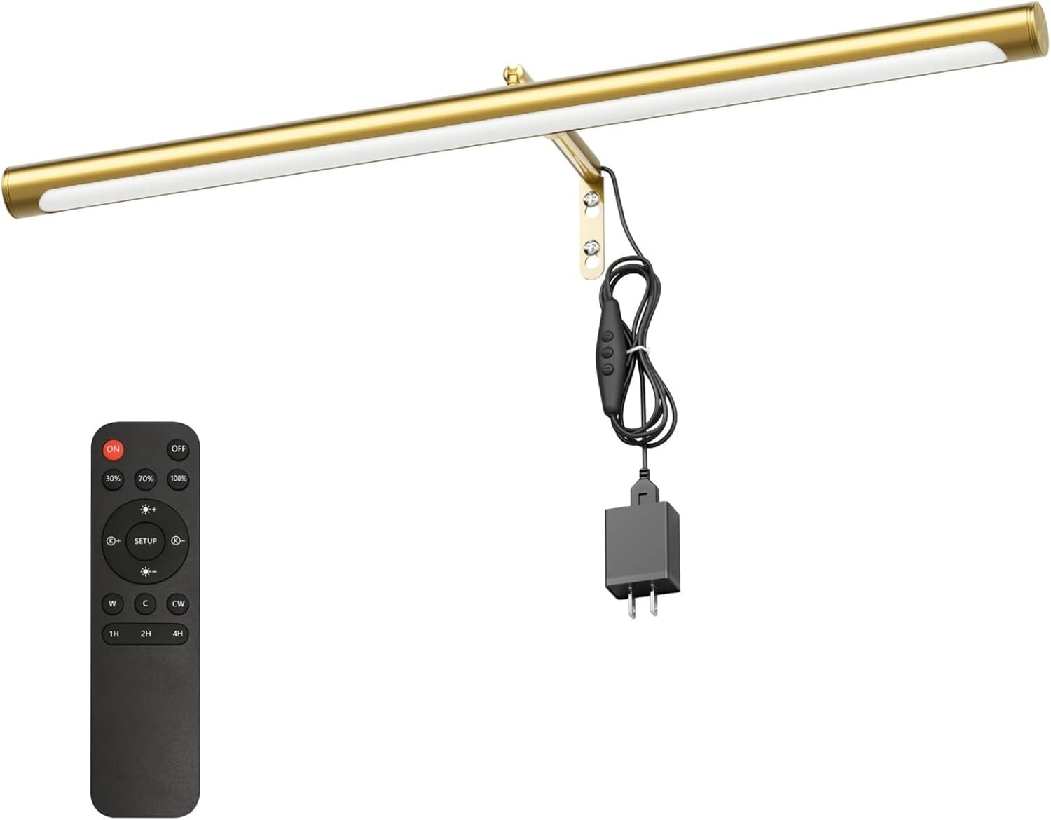 24″ Plug in Picture Lights for Wall, 9W Adjustable LED Picture Light Art Light w