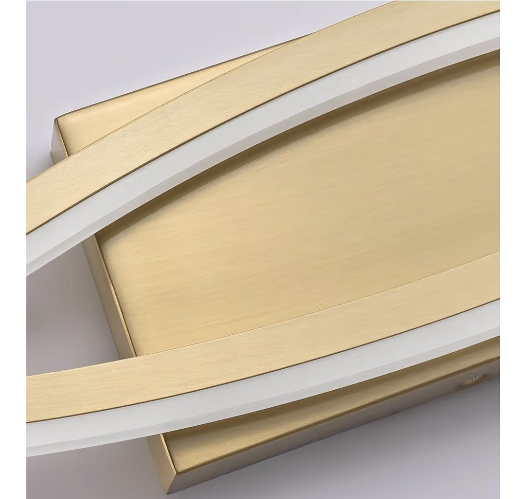 PRESDE 40 Inch Bathroom Light Fixtures Brushed Gold Vanity Light Bar LED Modern