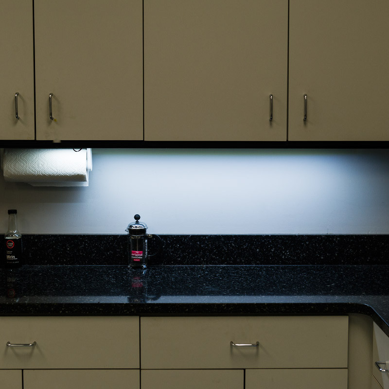 Kitchen Under Cabinet 5050 Bright Lighting Kit COOL WHITE LED Strip Tape Light