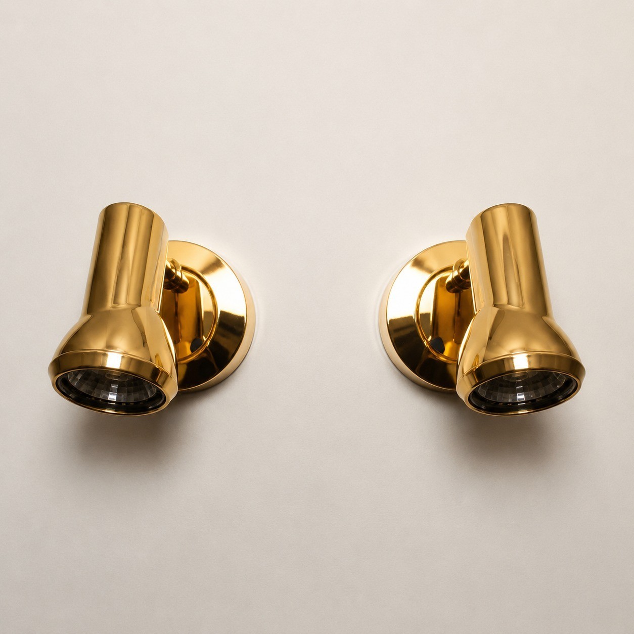 Modern Gold Wall Sconce, Adjustable Spotlight Bedside Lamp, Minimalist Lighting