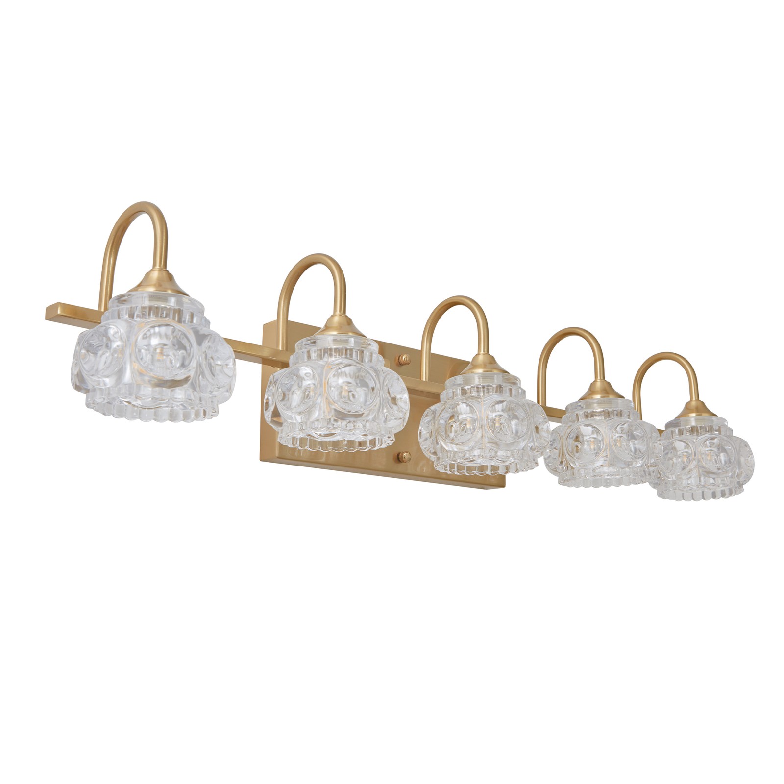 29″ Crystal Vanity Light Bathroom Mirror Gold Wall Lamp Vintage Sconce Fixture