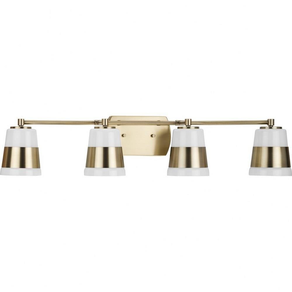 4 Light Bath Vanity In Contemporary Style-7 Inches Tall and 6.75 Inches