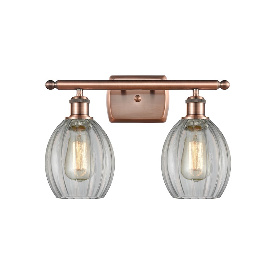 Innovations 1W 321 Olean 1 Light Sconce, A Copper/M White – 515-1W-AC-G321