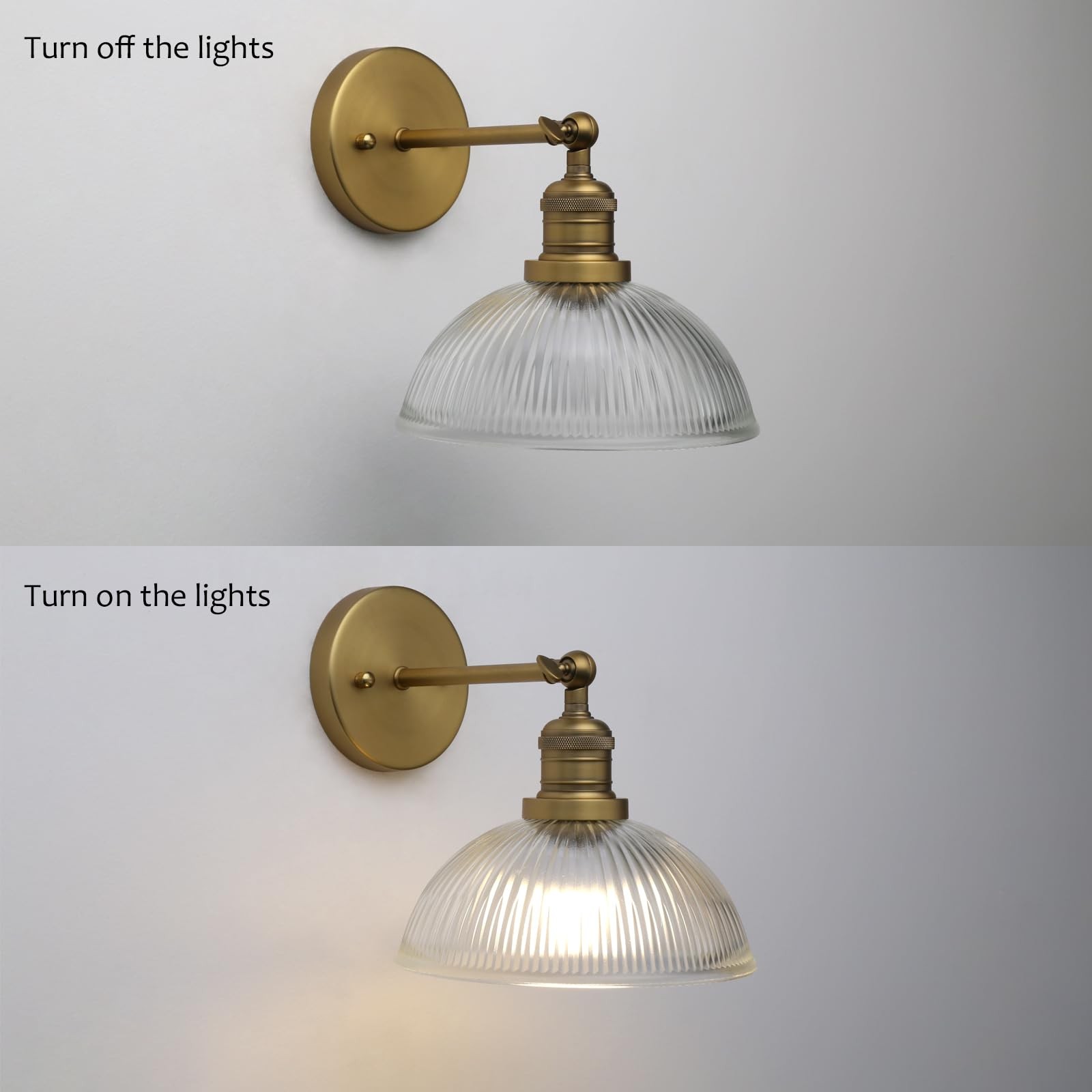 Pathson Battery Operated Wireless Wall Sconce, Rechargeable Modern Wall Vanit…