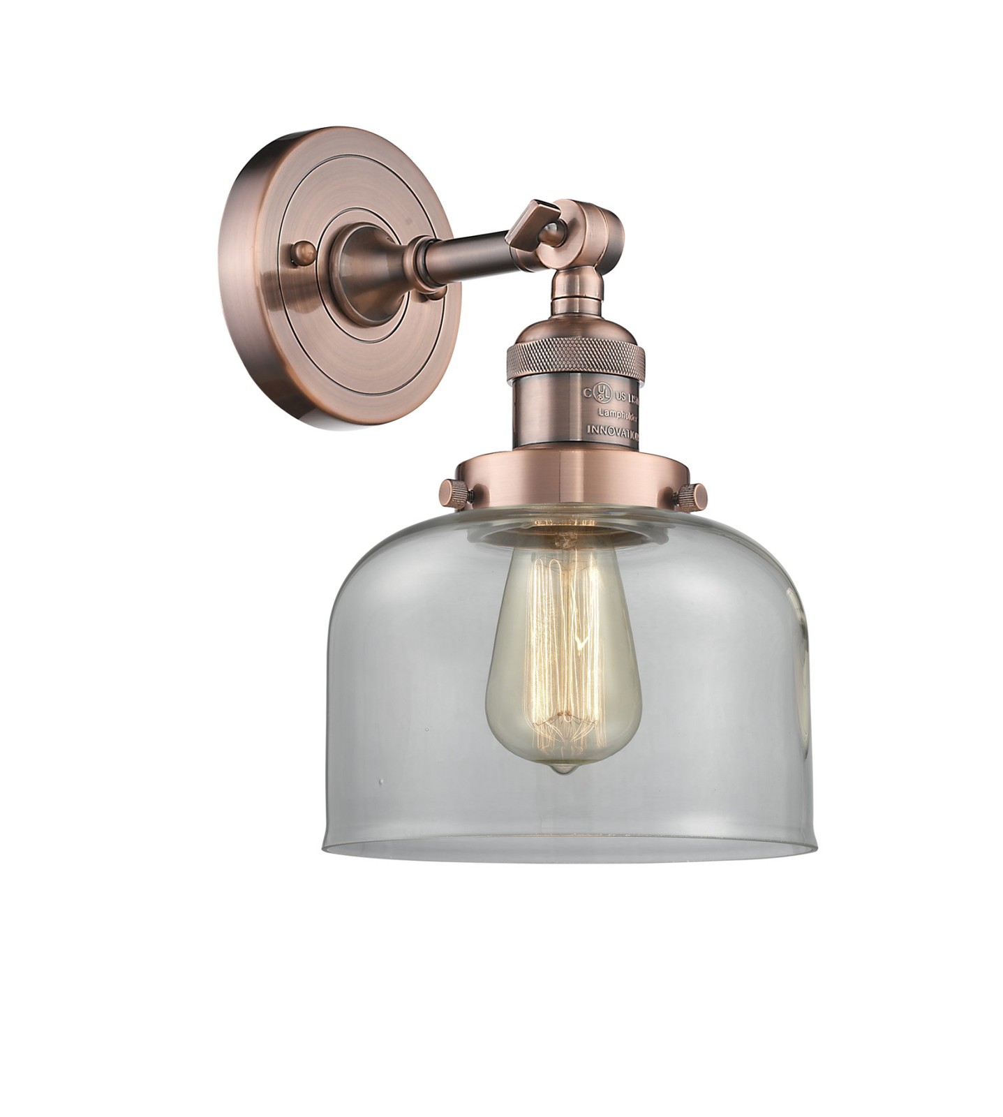 Innovations Lighting 203 Large Bell Large Bell 1 Light 12″ Tall – Copper