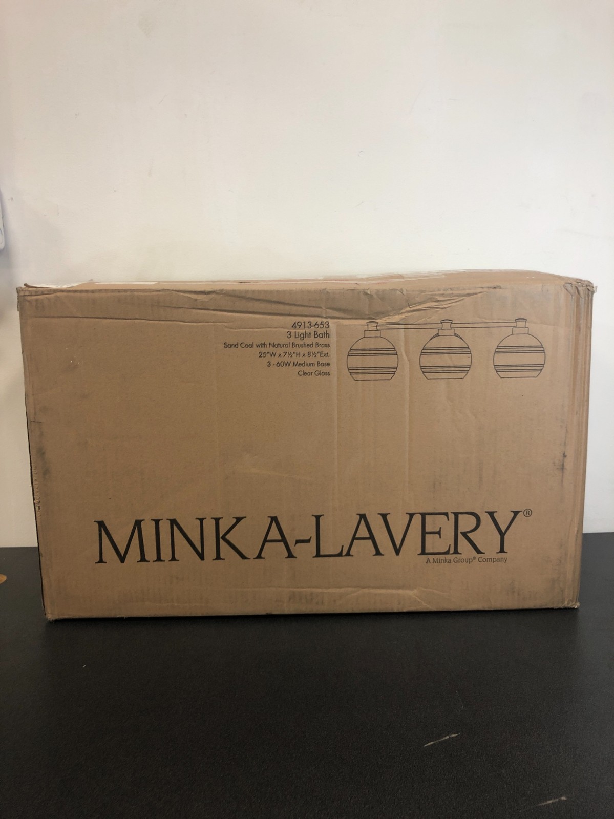Minka Lavery Keyport 3 Light 25″ Wide Bathroom Vanity Light