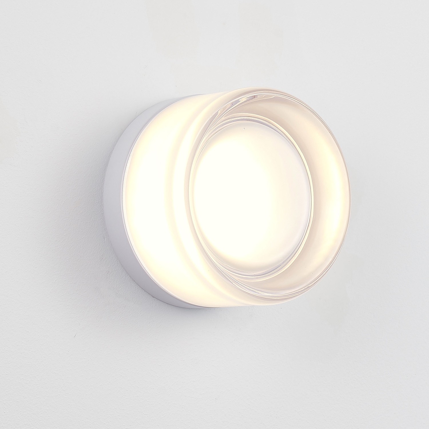 5″ LED Wall Lamp Indoor Thick Glass Sconce Bedroom 3000K Ceiling Light Fixture
