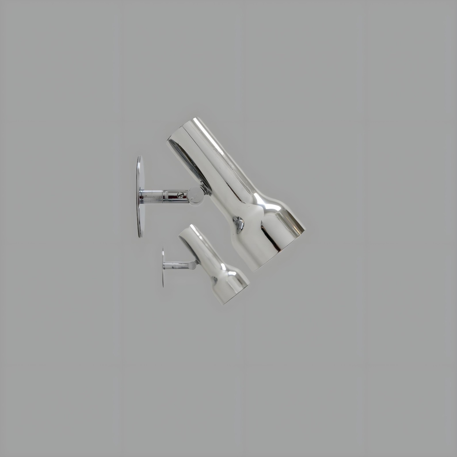 angled wall sconce polished nickel wall sconce indirect light Chrome Wall Sconce