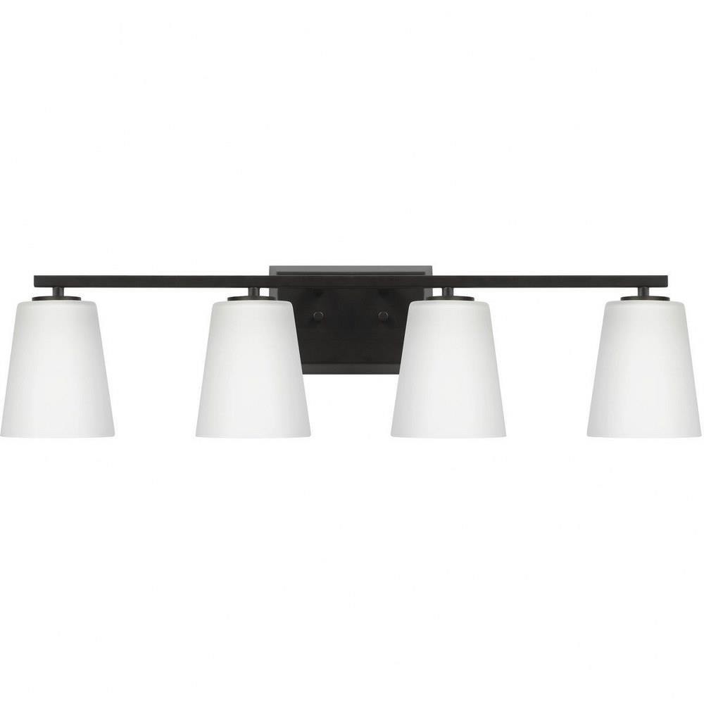 4 Light Bath Vanity In Contemporary Style-7.5 Inches Tall and 6.25 Inches