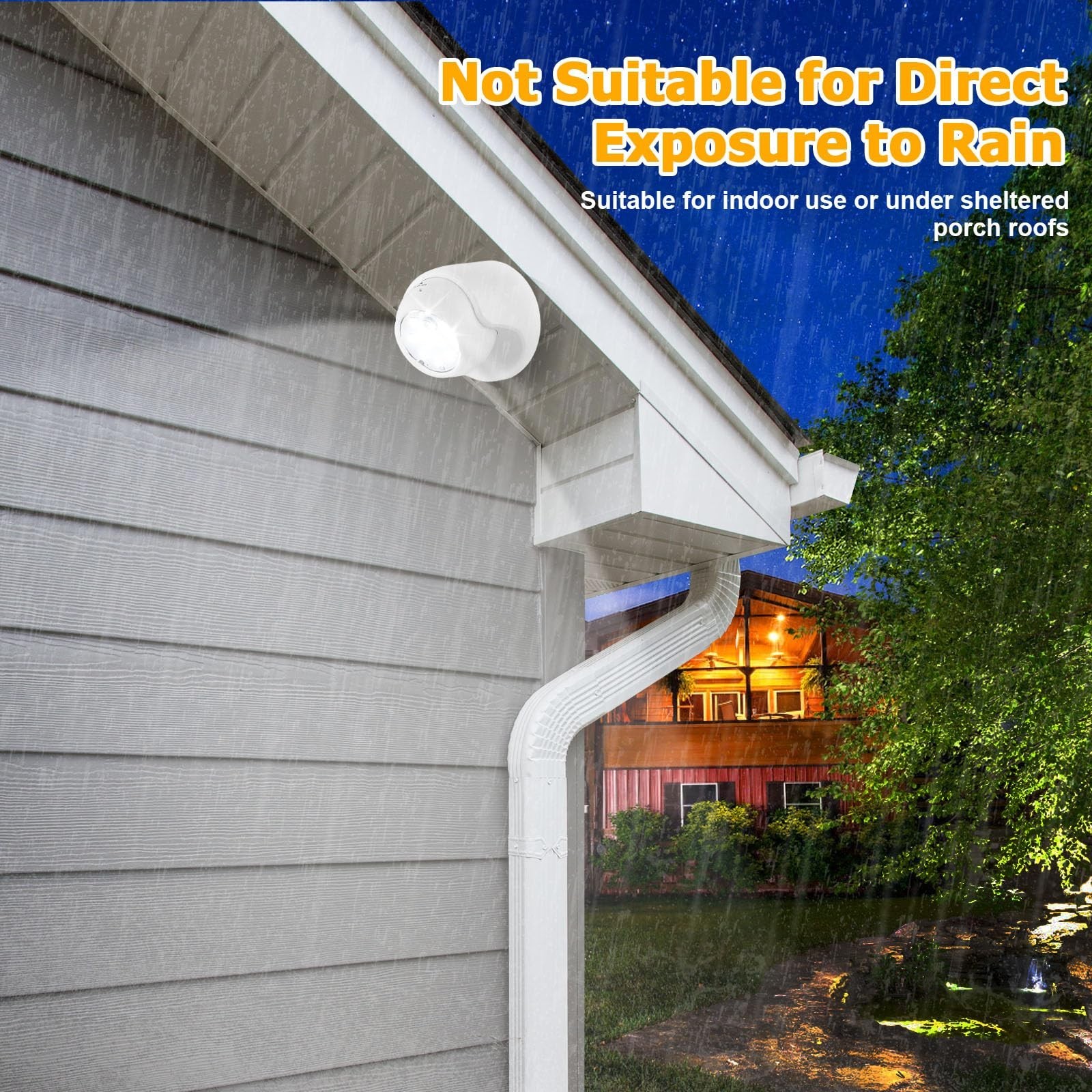 Motion Sensor Outdoor Lights – Outdoor Motion Sensor Light Battery Operated W…