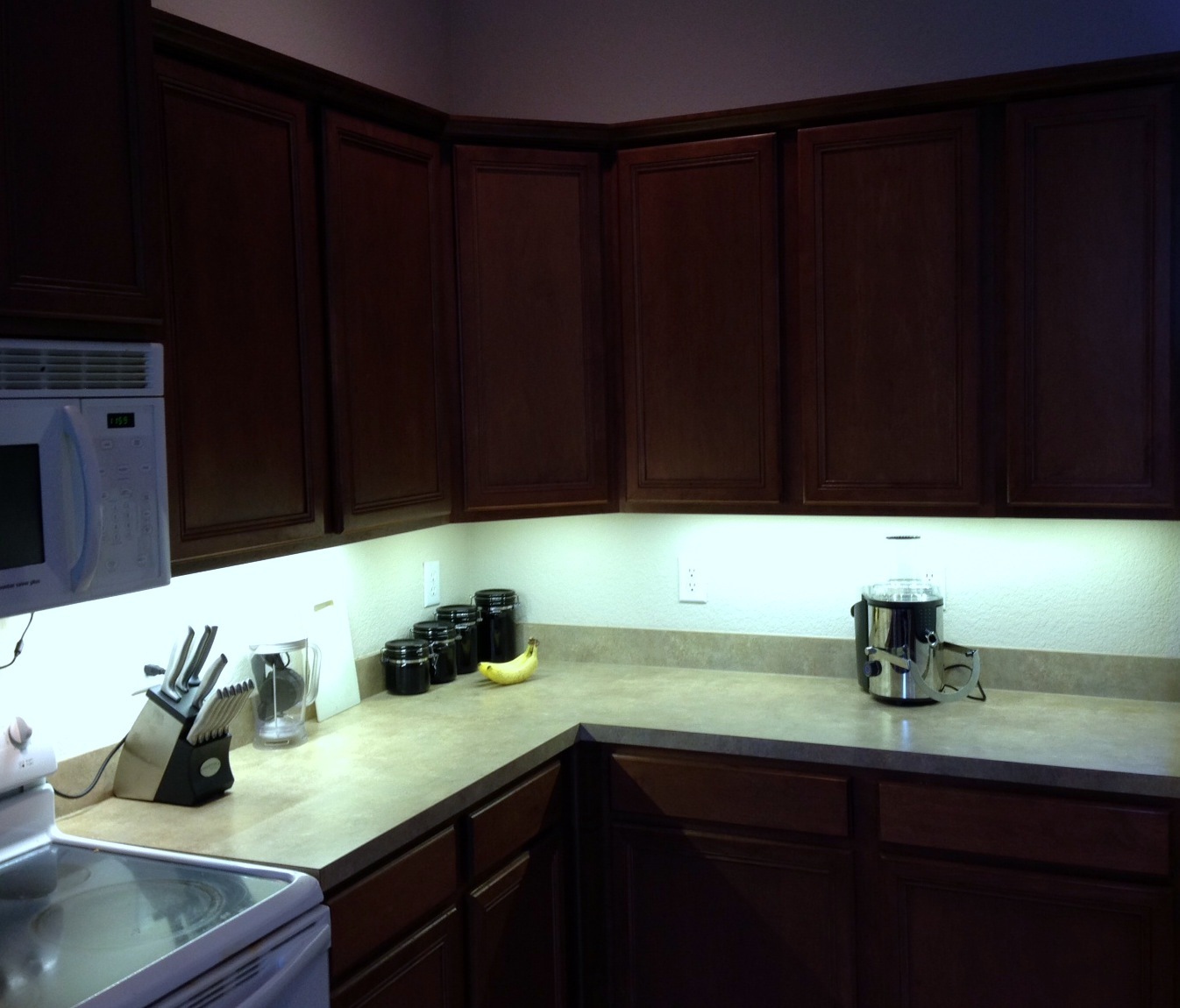 Kitchen Under Cabinet Professional Lighting Kit COOL WHITE LED Strip Tape Light