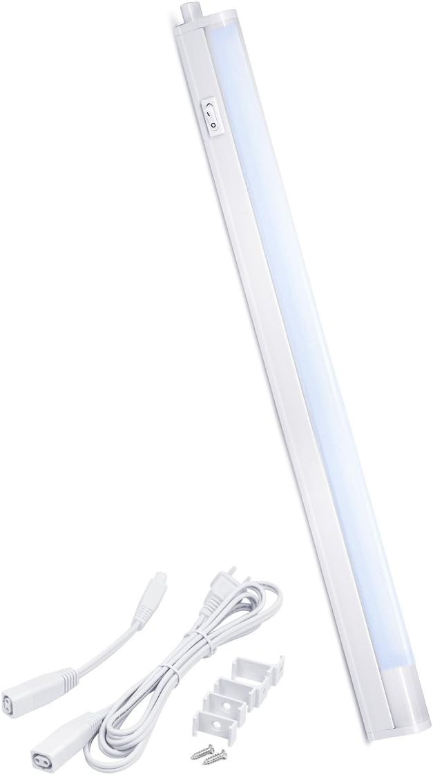 Energy-Efficient 22 Inch LED T5 Light Bar – Linkable & Cool White, Listed
