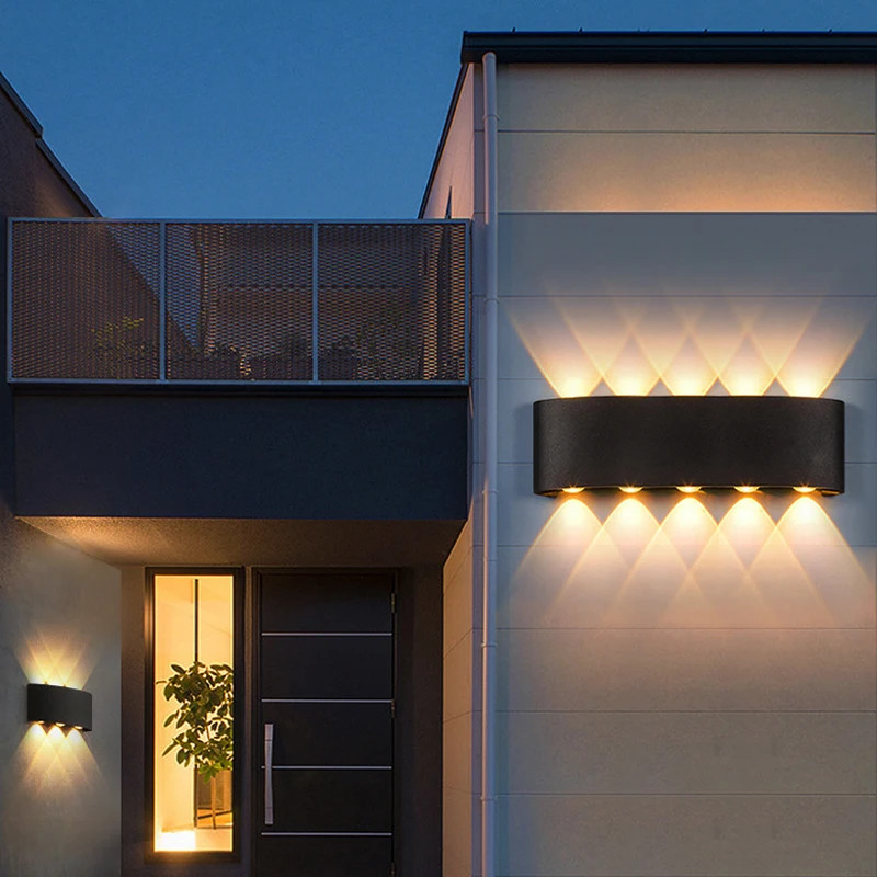 Up and Down LED Wall Lamp Waterproof Interior Wall Light For Bedroom Living Room