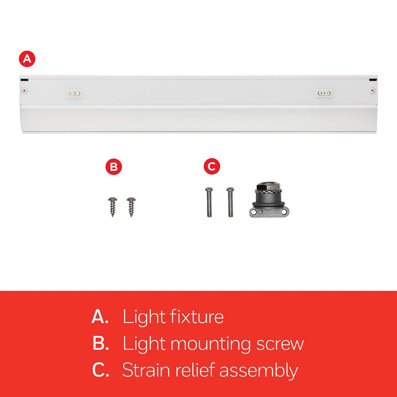 UltraPro 18in Hardwired Under Cabinet Light 3 Color Dimmable 45367 LED