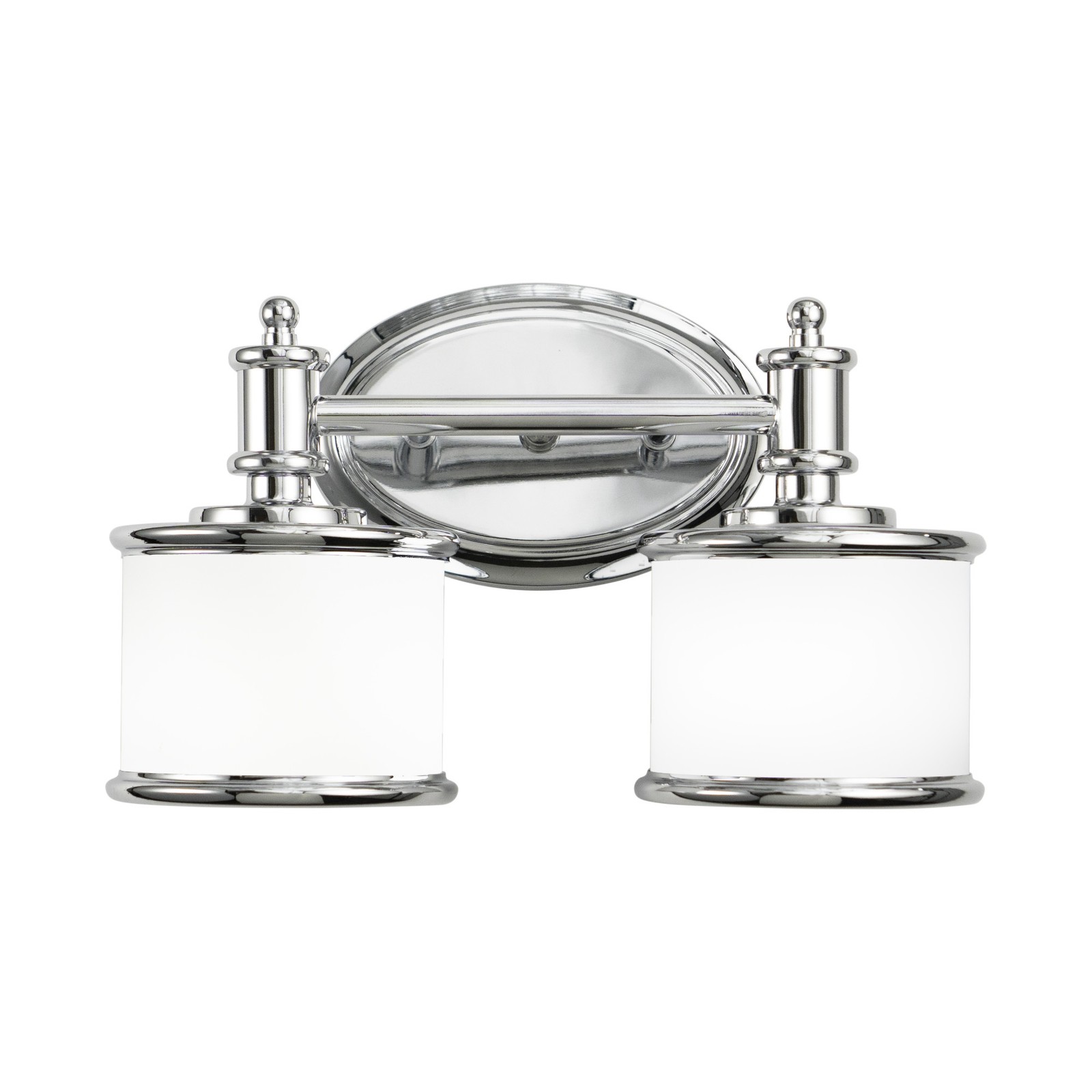 Vaxcel Lighting CR-VLU002 Chrome Carlisle 2-Light 13-3/4″W Vanity Light