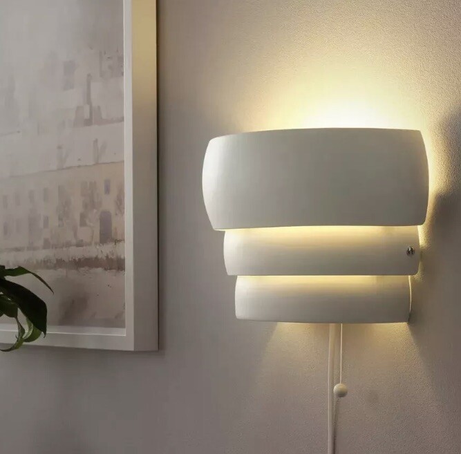 New IKEA GRONPLYM Wall Mount Lamp 3 Layer Light Hanna Klarqvist 005.071.03
