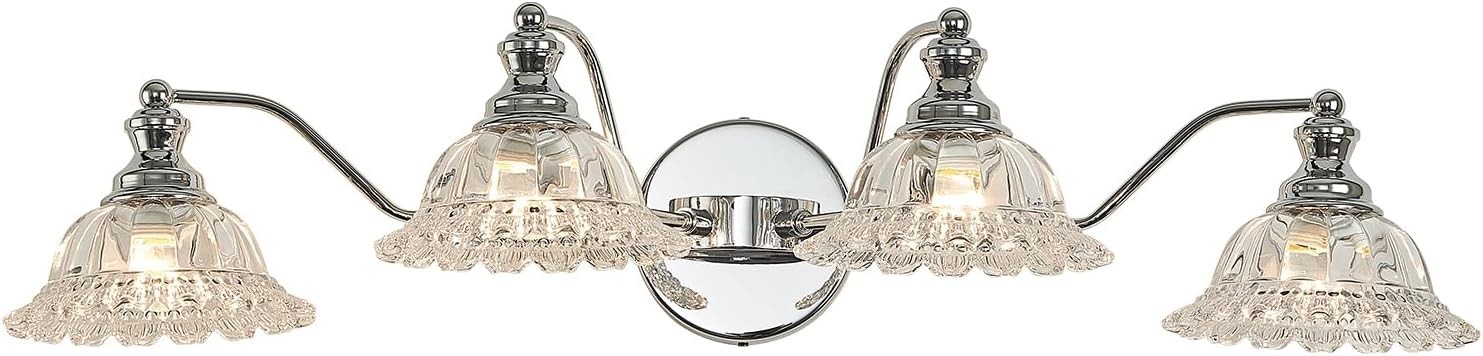 Chrome 4 Light Vanity Light Bathroom Light