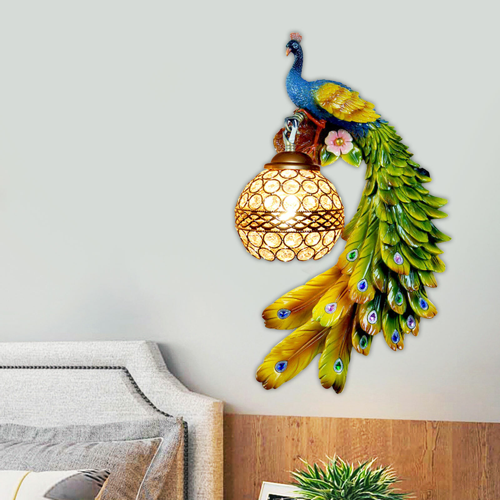 Luxury Vintage Wall Sconce Lamp Modern Bedroom Living Room Hallway Light Fixture
