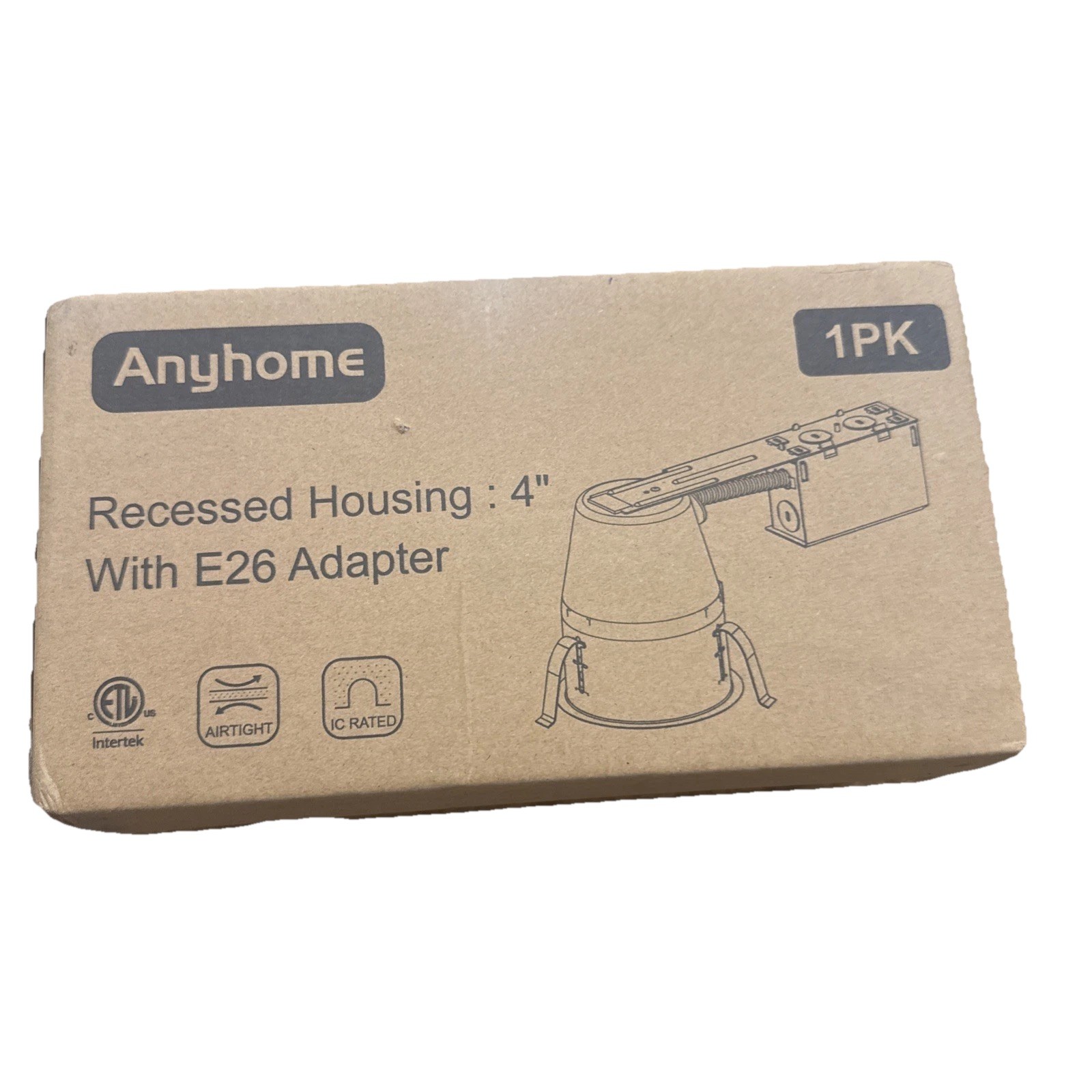 4 Inch Recessed Lighting Housing Remodel,Can Light Housing,IC Rated & Air Tig…