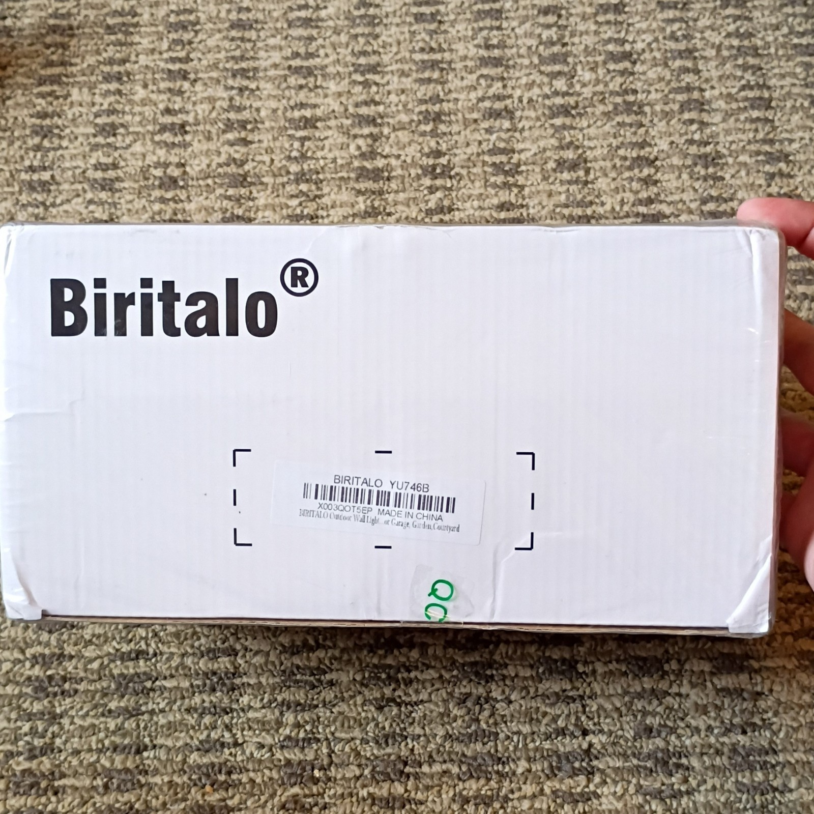 Biritalo 20W Waterproof Outdoor LED Wall Light 2000lm 85-265V White
