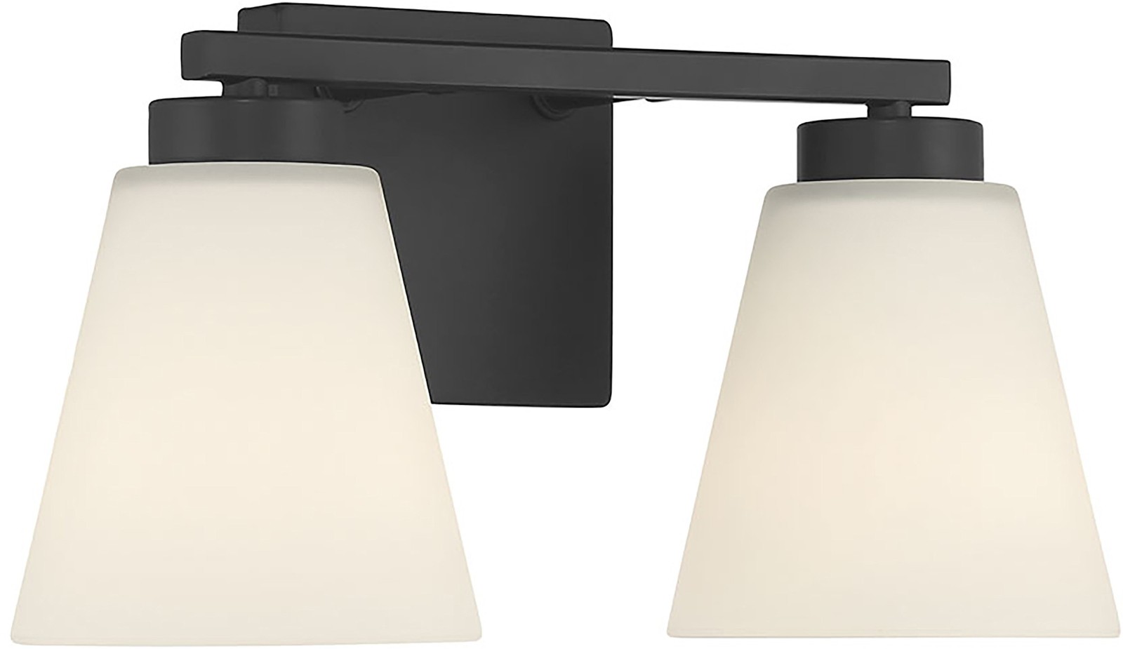Millennium Lighting 64002-WG Strayhan 2 Light 13″W Vanity Light – Black