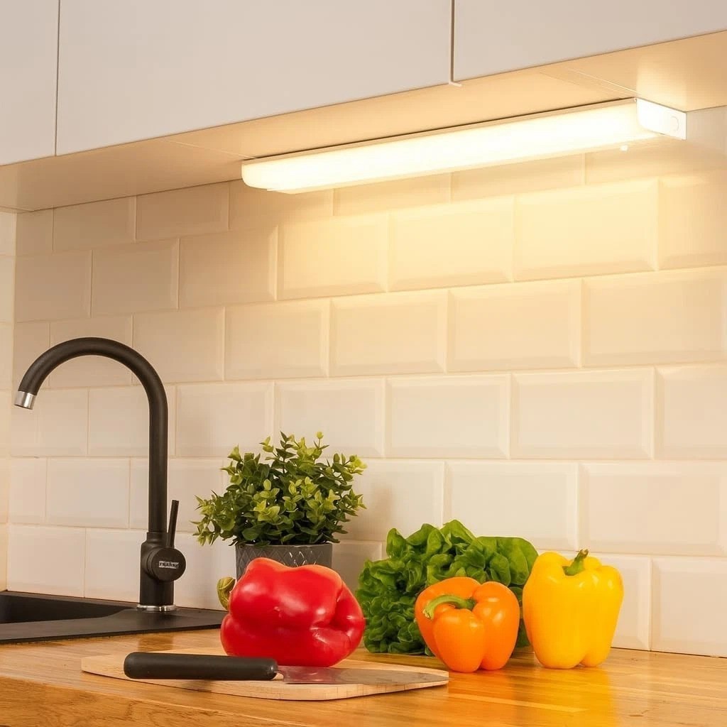 Energy-Efficient 16W LED Under Cabinet Lighting – 24-Inch Warm White Dimmable