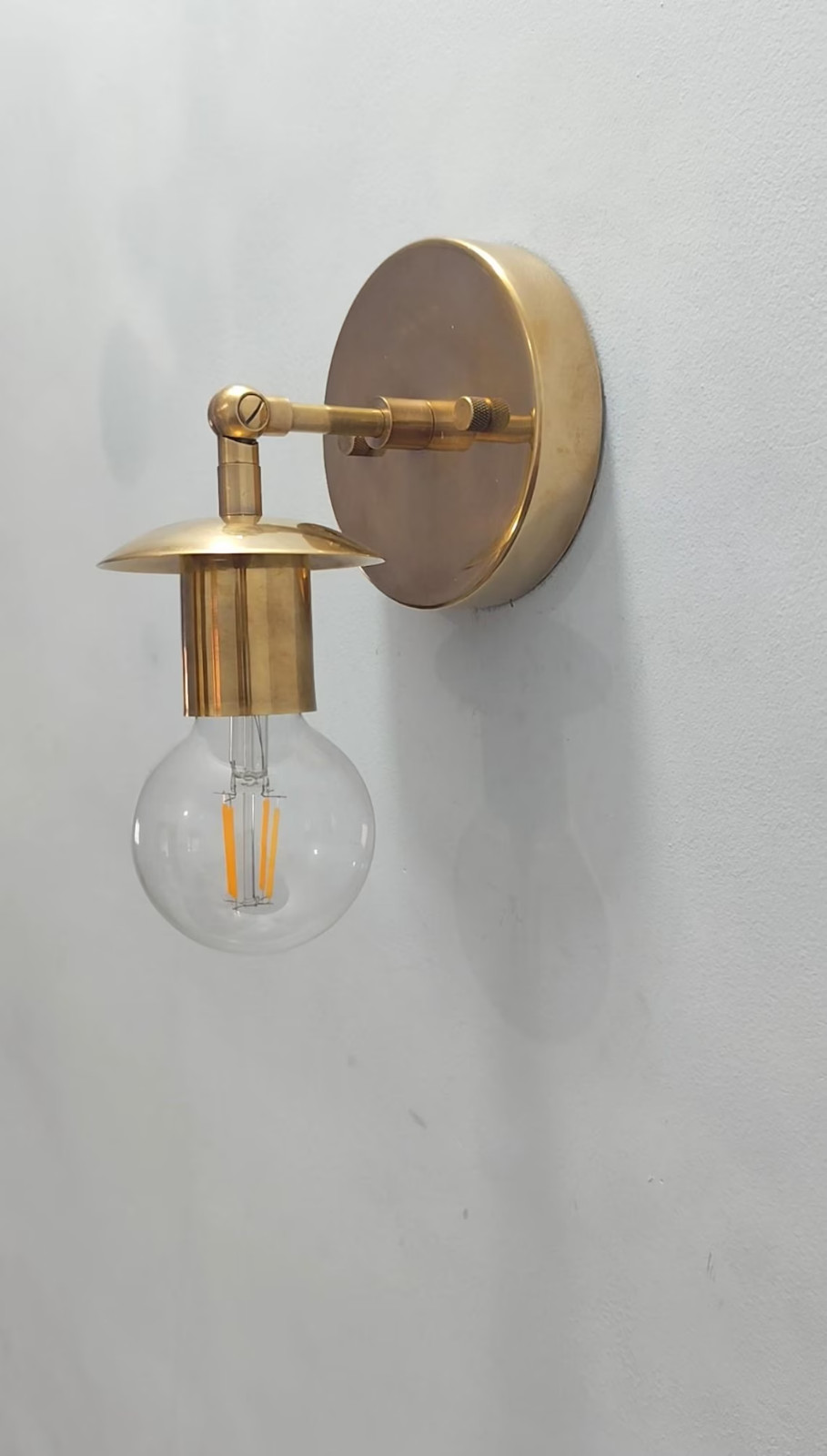Metal Wall Sconce Light | Modern Industrial Wall Lamp | E26 Medium Base