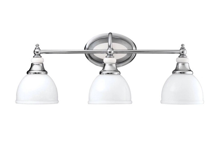 Kichler Pocelona 5369CH 3 Light 24″ Bath Vanity Light, Polished Chrome