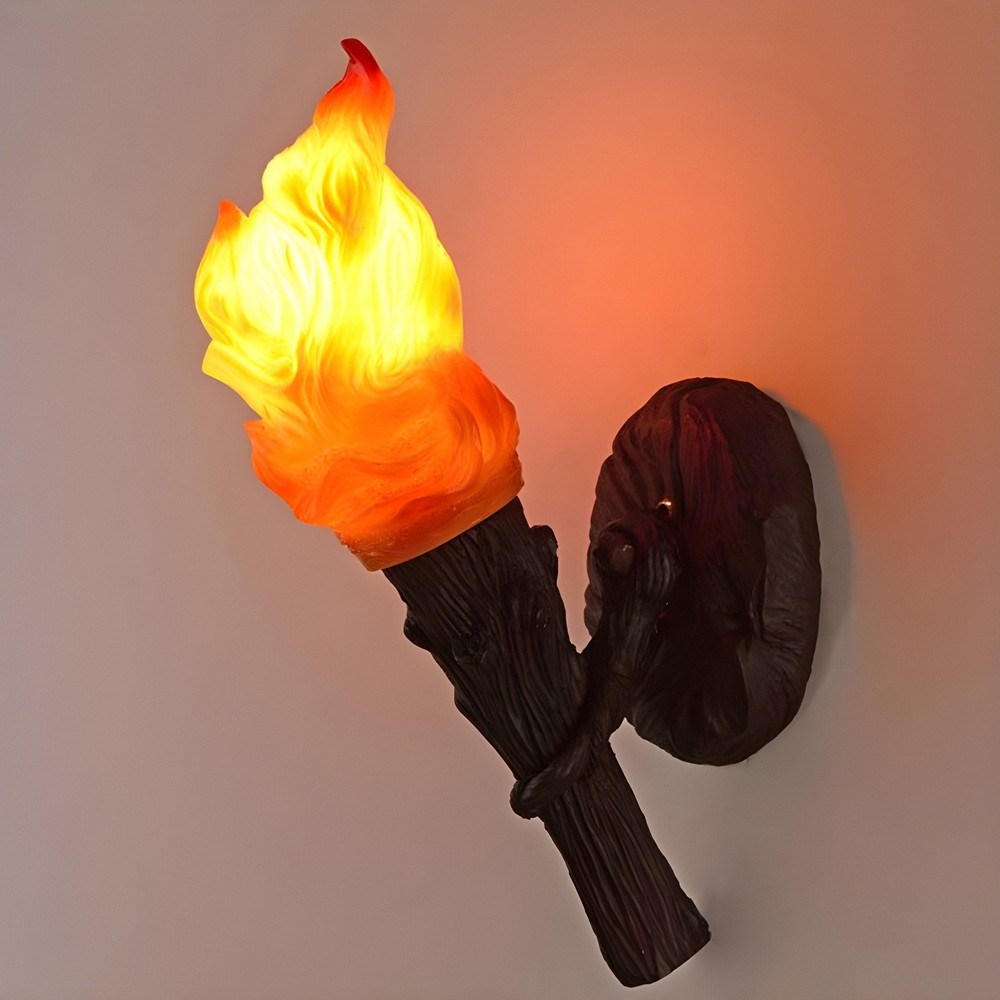 Traditional Wall Light Torch Shade Outdoor Balcony Art Deco Wall Sconce Lighting