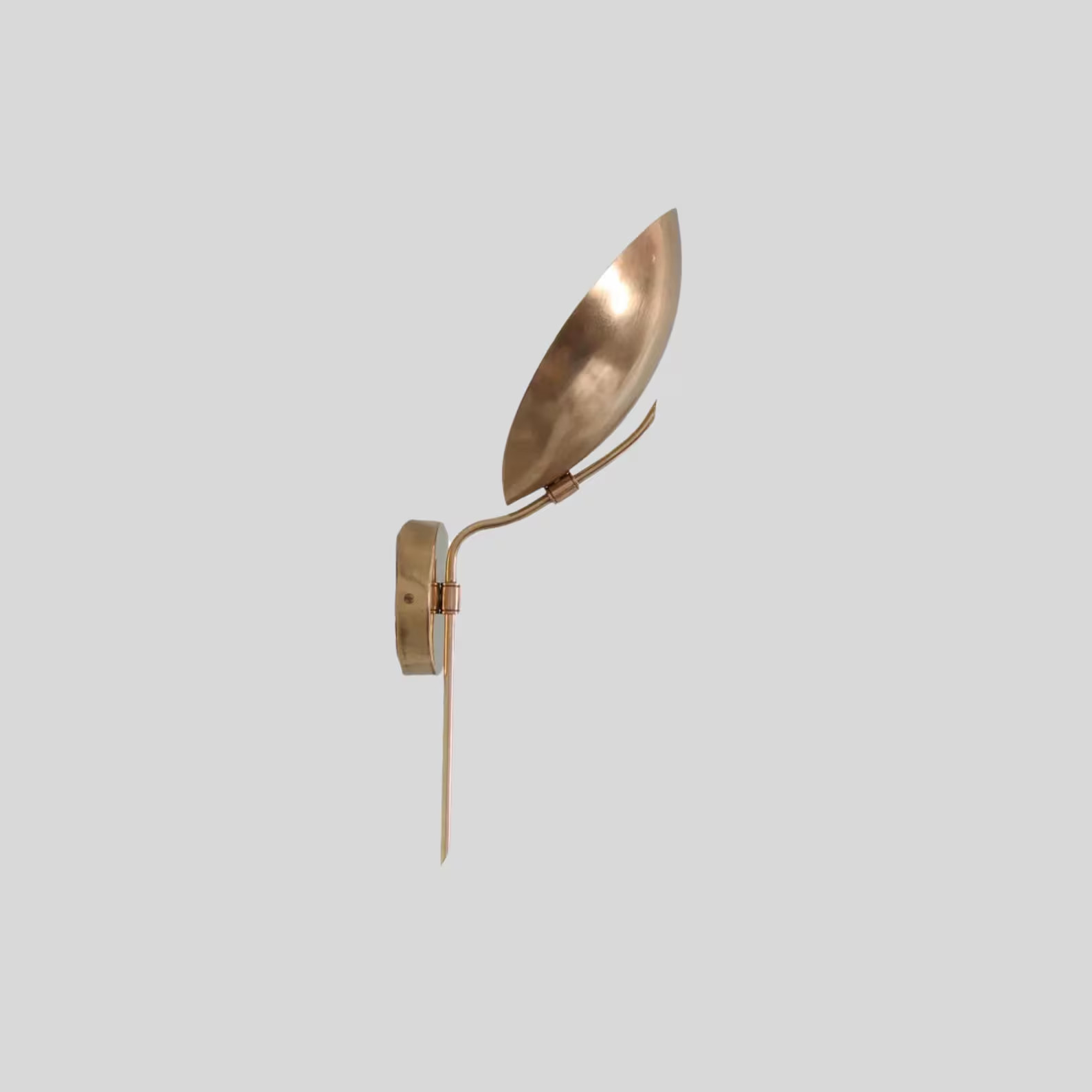 Handmade Brass Wall Lamp: Mid Century Italian Luxury Sputnik Lamp