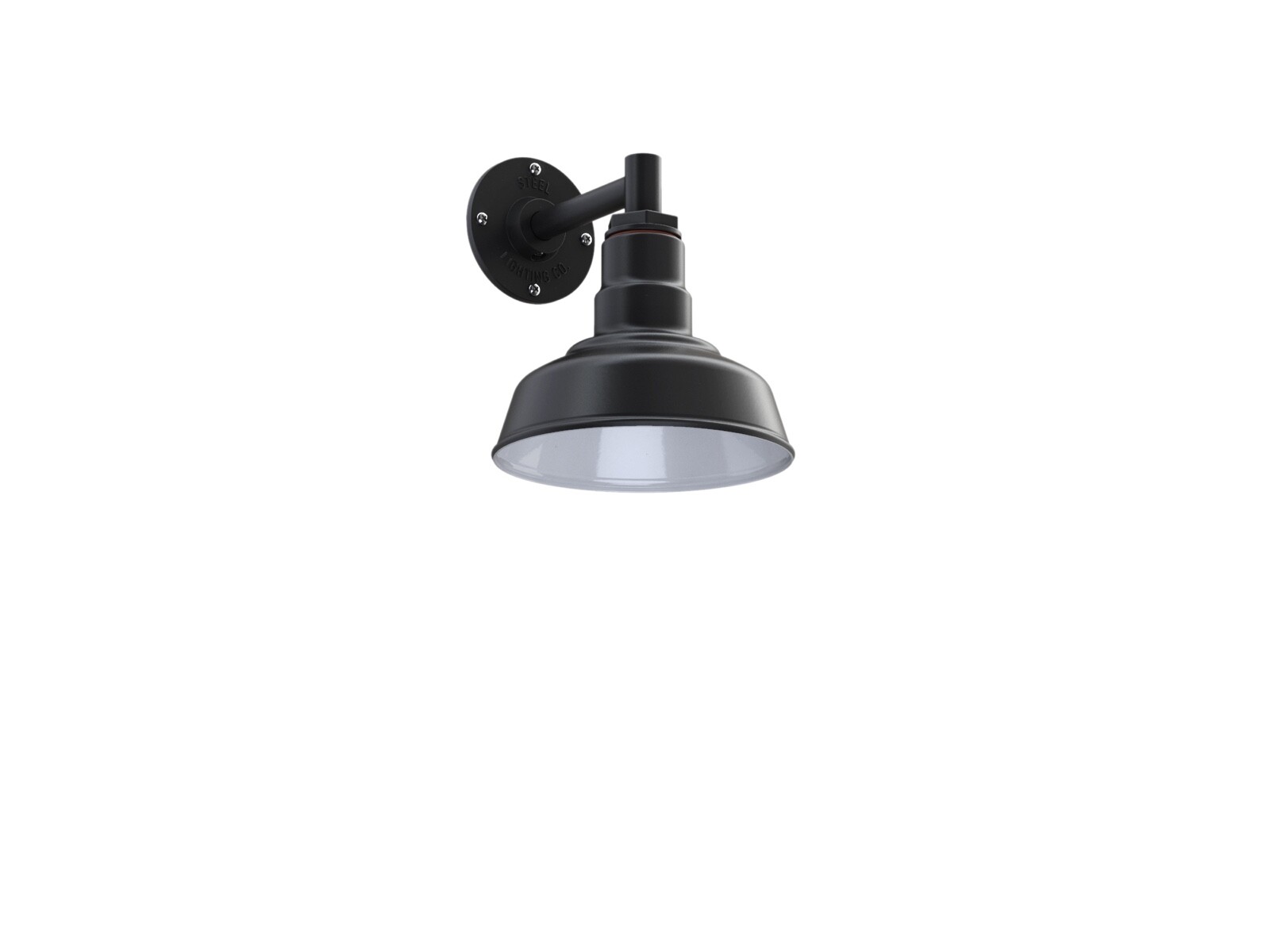 The Hawthorne Short Straight Arm Barn Light