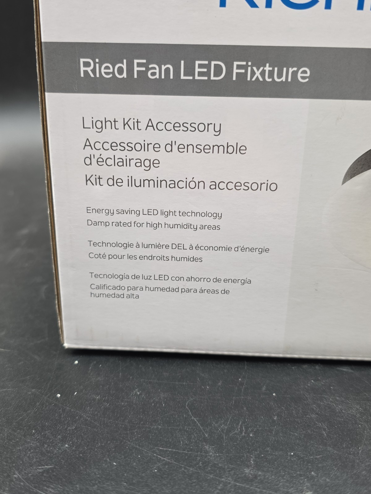 Kichler 380356NI Ried LED Kit with Etched Opal Glass Shade – Brushed Nickel