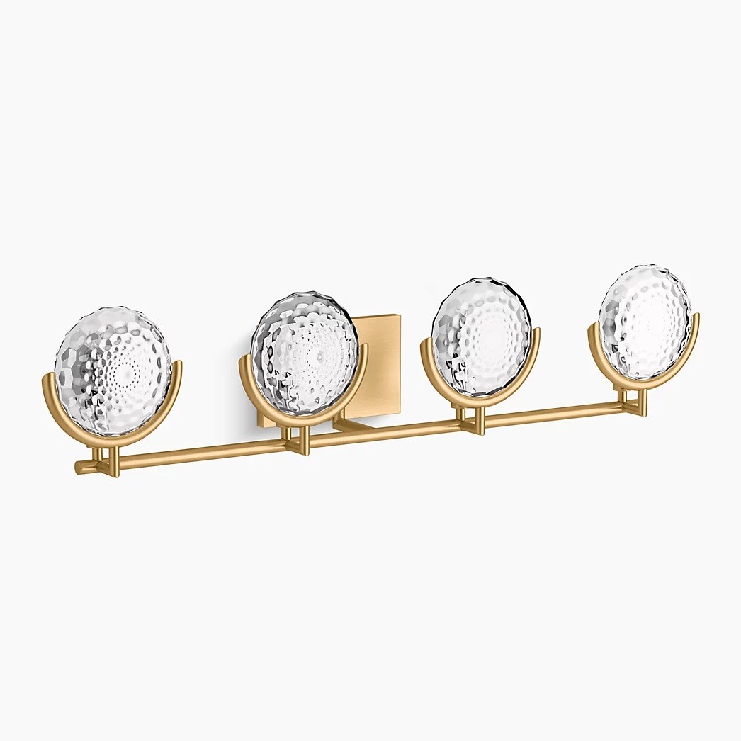 Kohler Lighting 29378-SC04B-2GL Arendela 4 Light Sconce Brushed Modern Brass