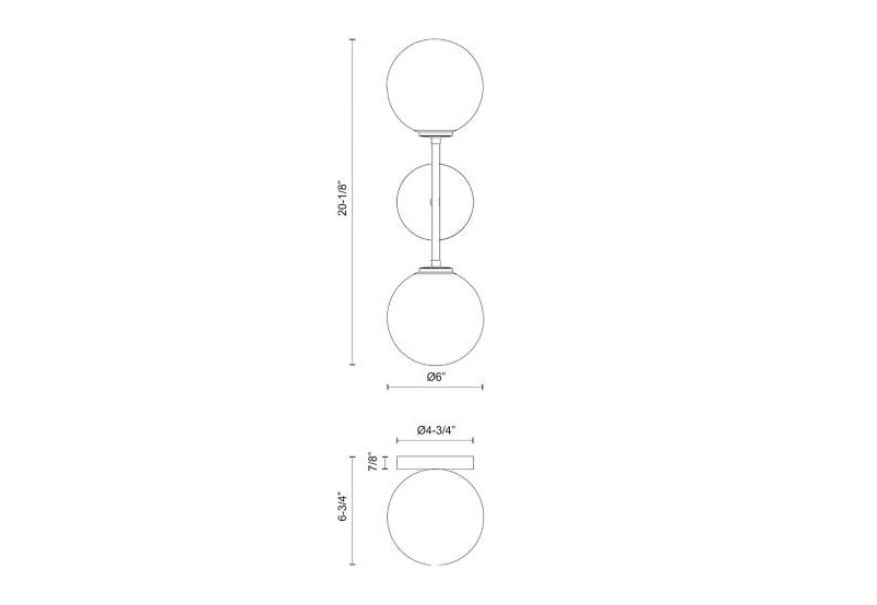 Alora Mood Cassia 2 Light Wall/Vanity, Gold/Opal Matte/Clear – WV549220AGOP NEW