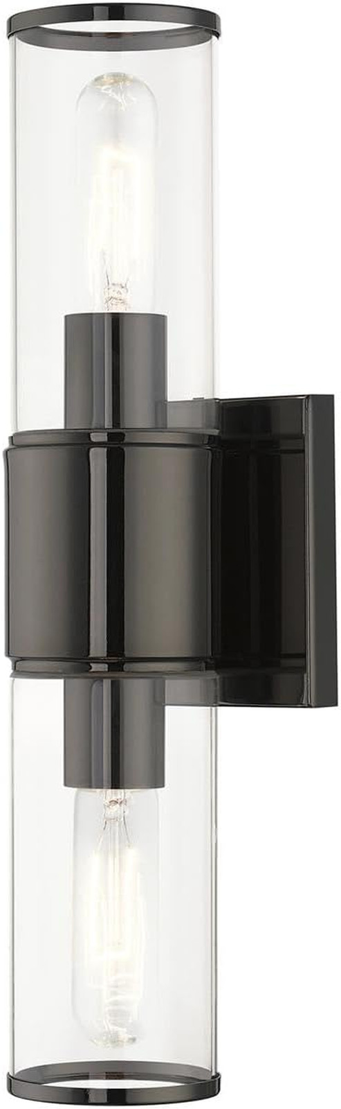 Quincy Wall Sconce in Black Chrome – Elegant Lighting Fixture for Any Room