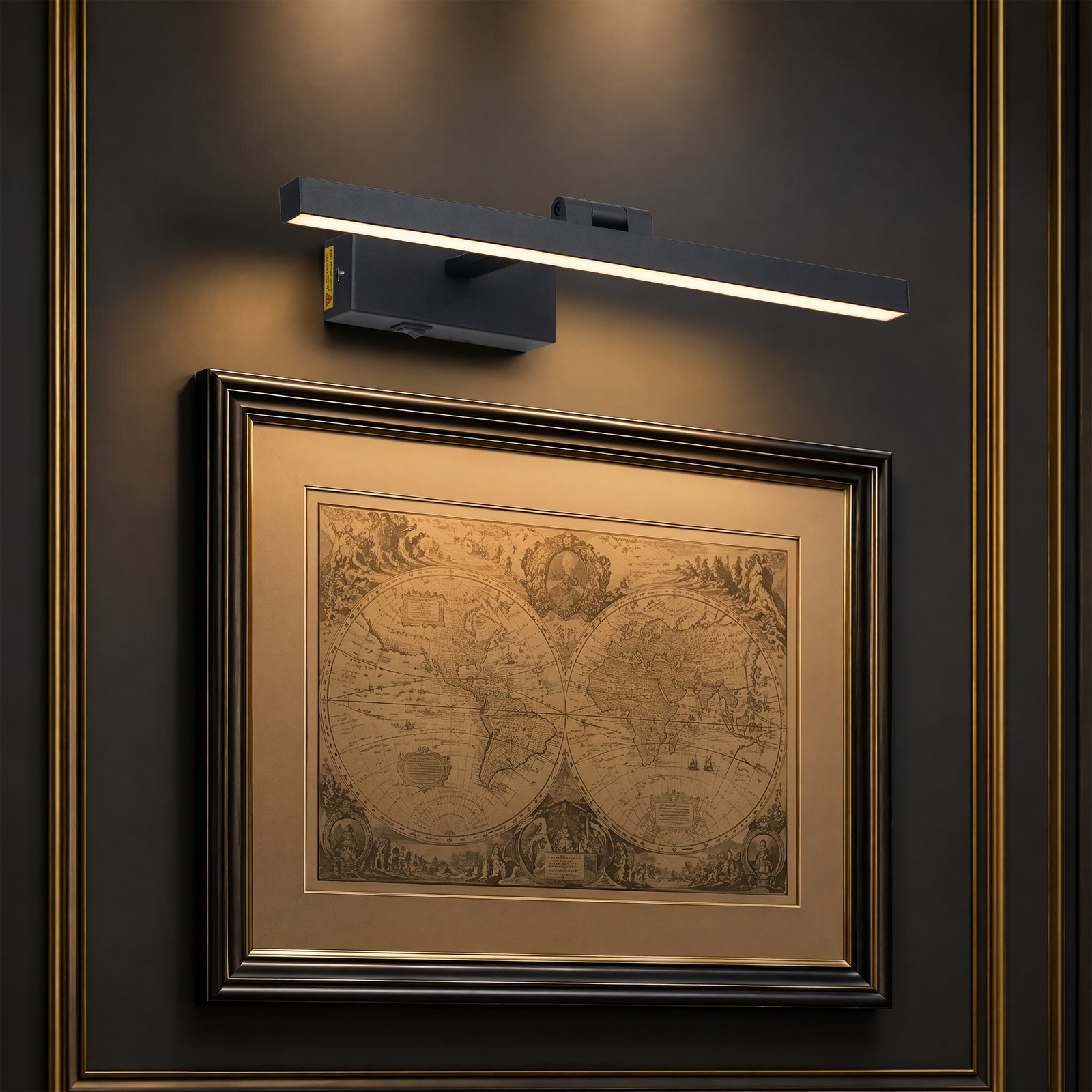 16″ Battery Operated Wall Lamp LED 3CCT Picture Light Fixture 5000ma with Remote