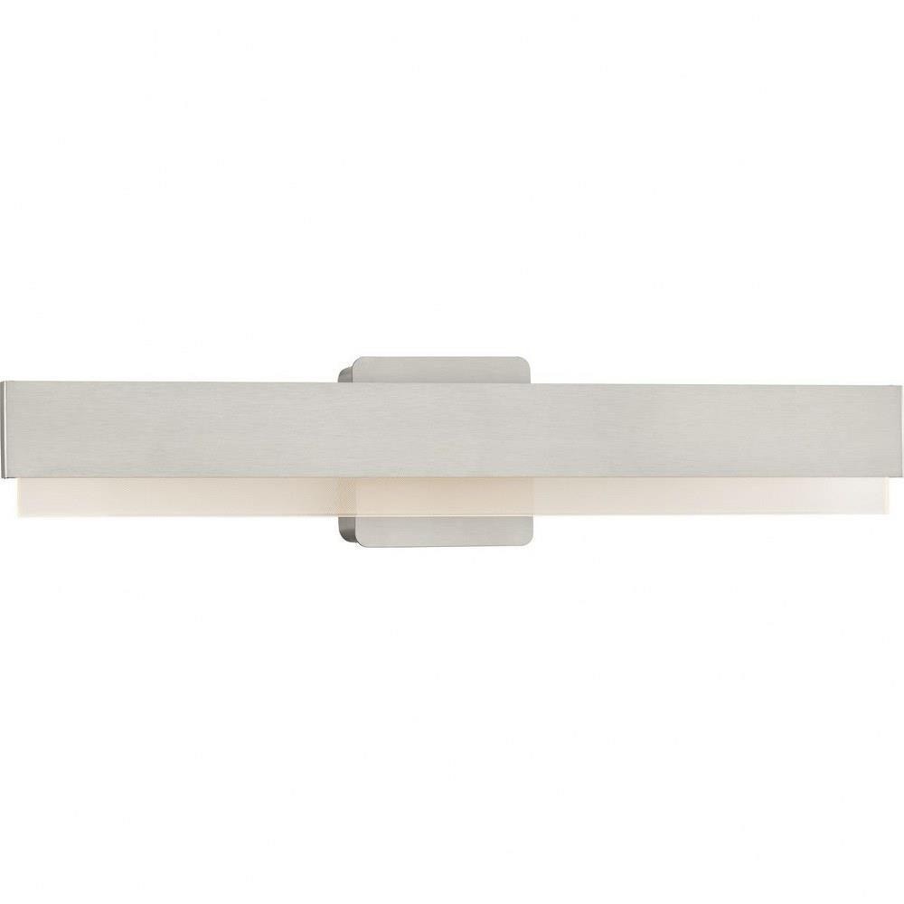 22W 1 LED Bath Vanity In Modern Style-4.84 Inches Tall and 3 Inches Wide-Brushed