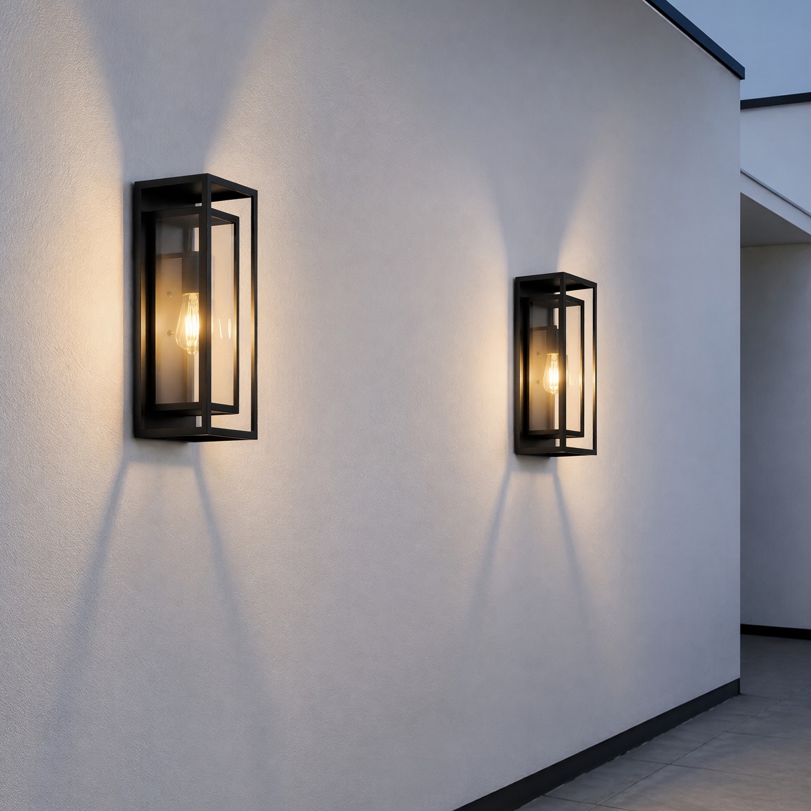 2 Pack 18″ Large Outdoor Porch Wall Light Exterior Lantern Sconce Patio Fixture