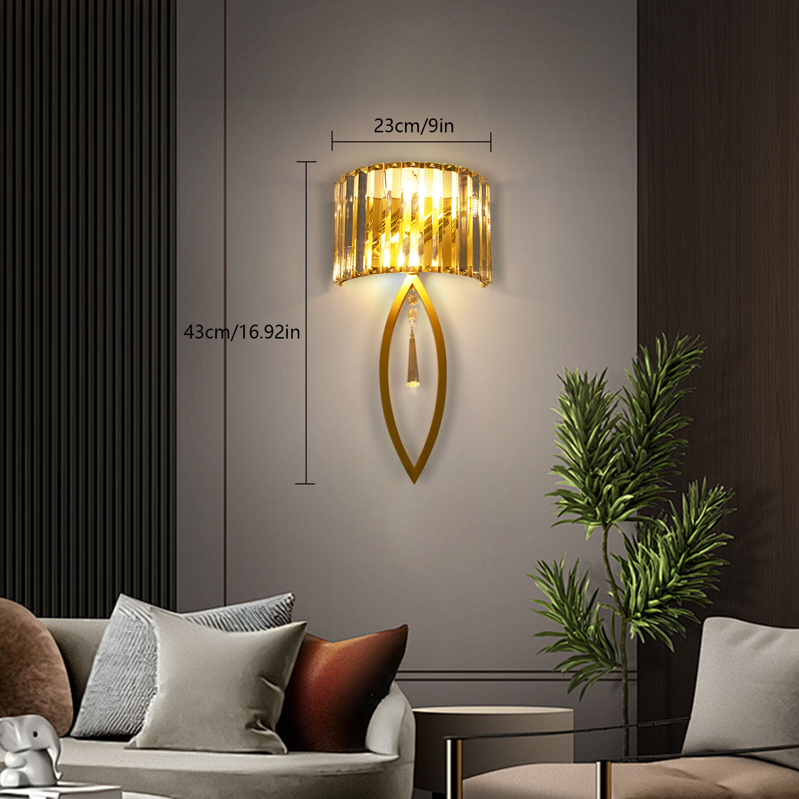 Decoration Sconce Wall Lamps Hotel Staircase Bedroom Indoor Luxury Wall Lamp