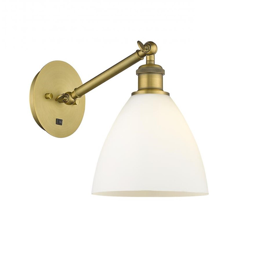 Innovations Ball Brist 7.5″ 1-L 318 LED Sconce, BB/FR – 317-1W-BB-GBD-751-LED