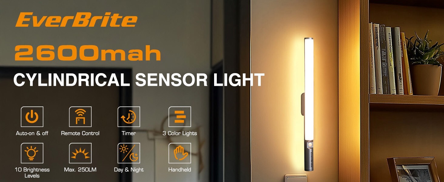 Under Cabinet Lighting Remote Control Motion Sensor 3 Color Temperatures