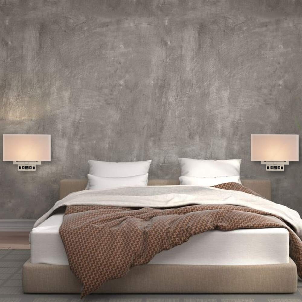 E26 Base 2-Light Led Wall Sconce Decorative Wall Mount for Living Room, Bedroom