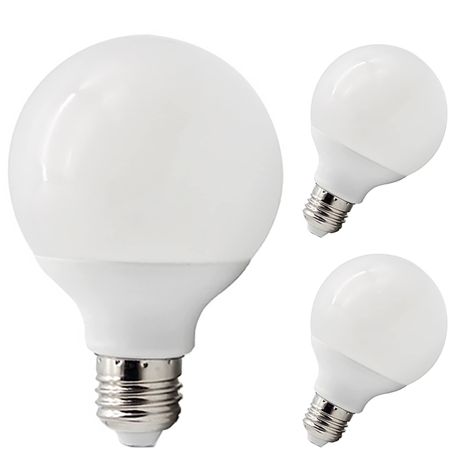 G25 LED Vanity Globe Bulb E26 9W Mirror Light G80 Large Decorative Lamp 90W R…