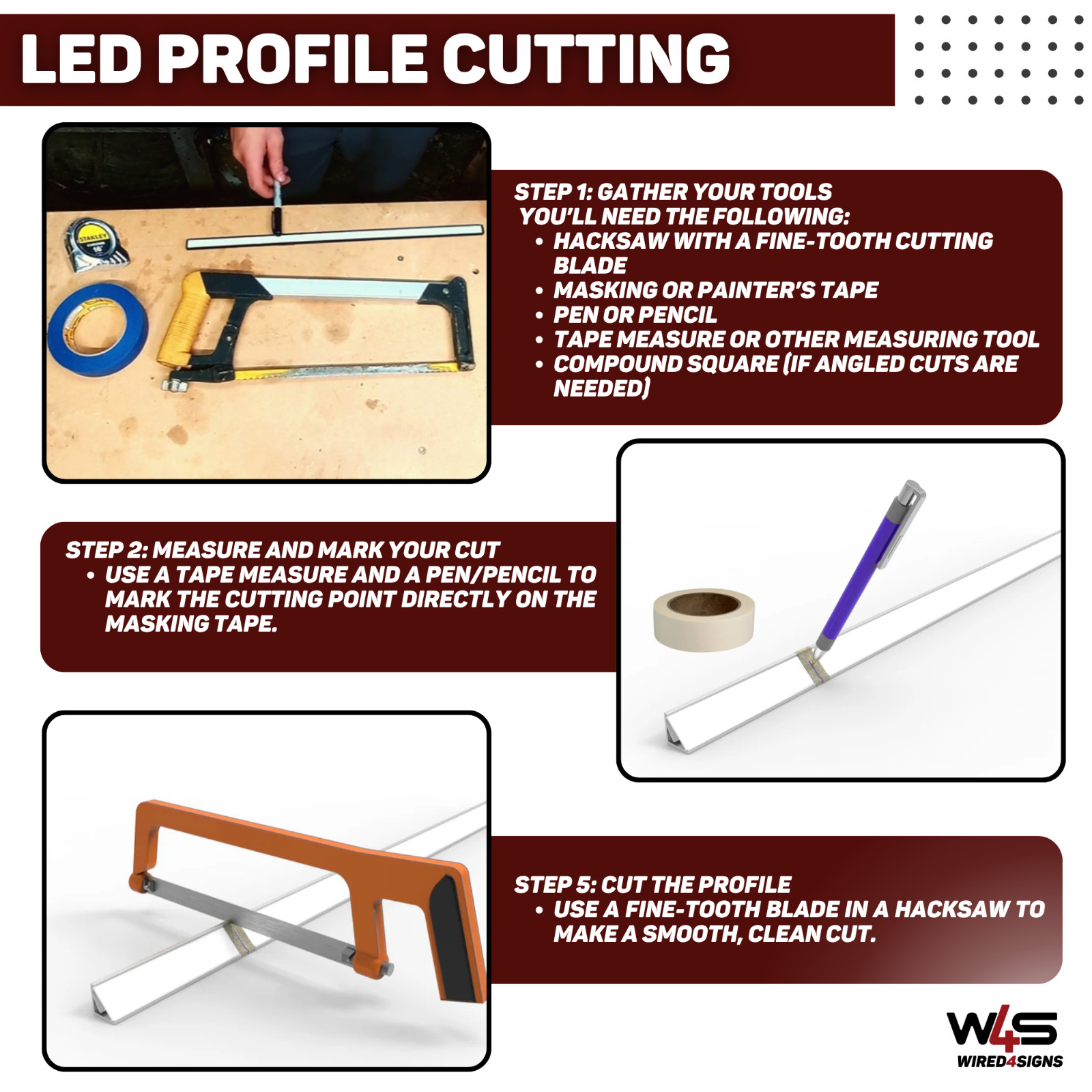Warm White 3000K LED Tile Edge Light Strip Kit 24V Nicho Series Indoor Use