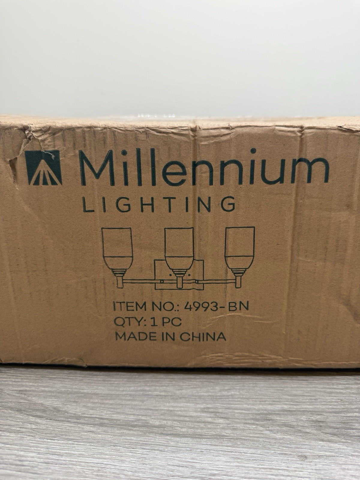 Millennium Lighting 4993-BN Arlett 3 Light 22″W Vanity Light – Nickel *READ*