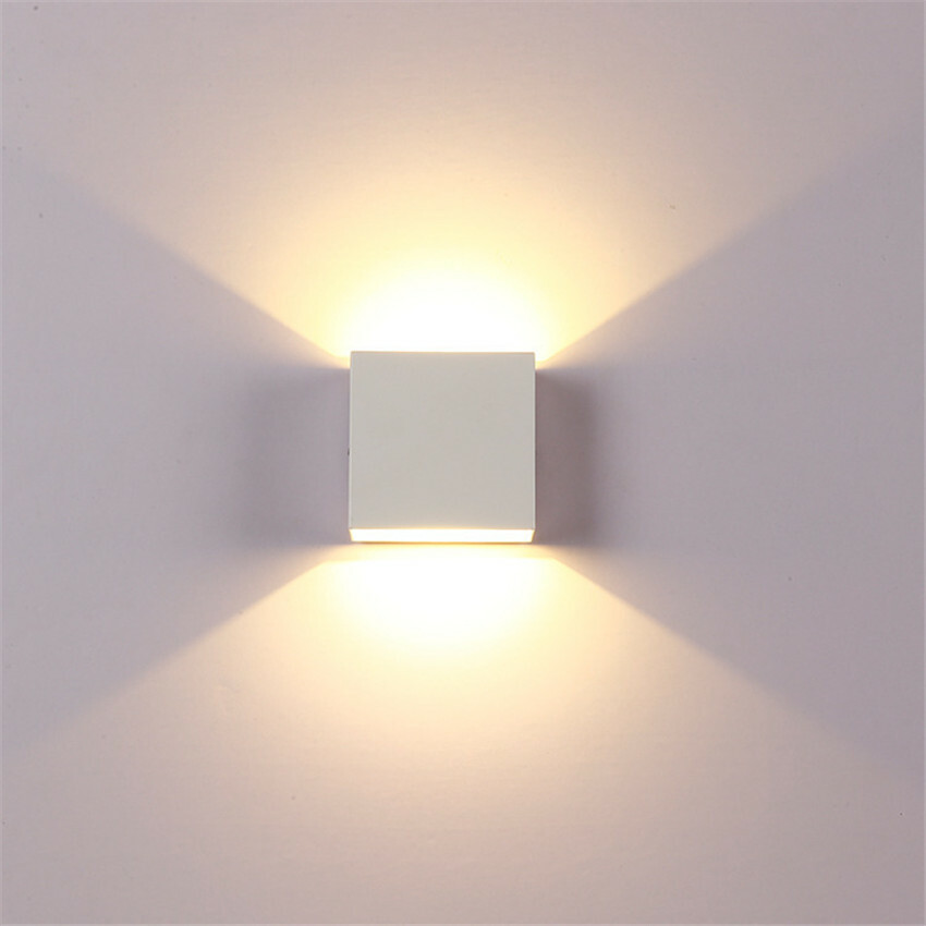 1/5/10x Dimmable 6W LED Wall Light Up Down Indoor Sconce Lamp Light Fixture HRM