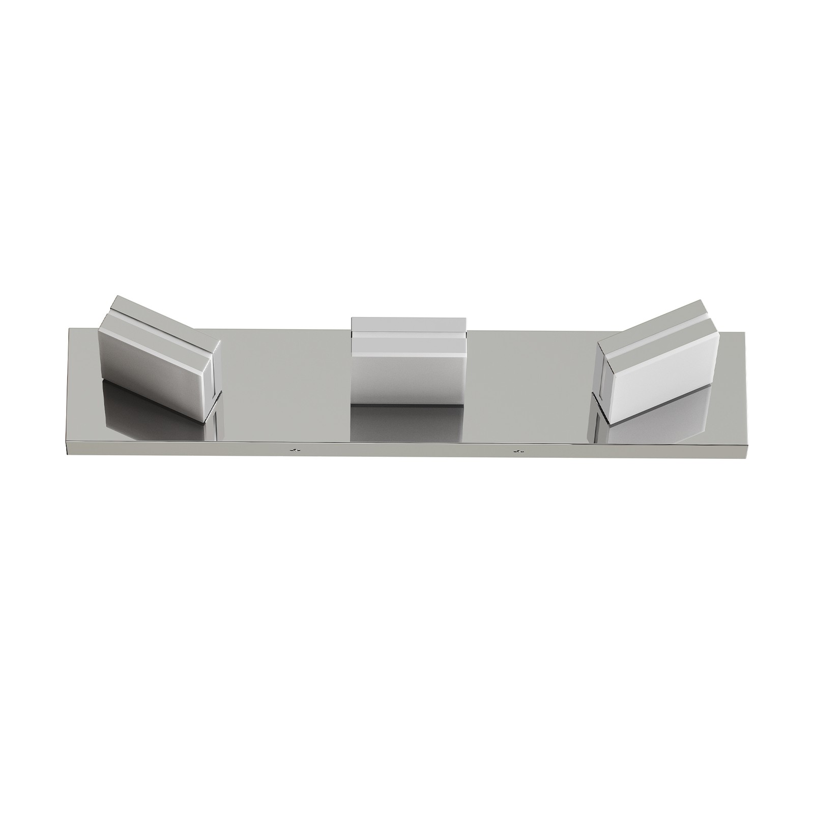 24 Inch Chrome LED Vanity Light Bathroom Mirror Wall Lamp Acrylic 6000K Fixture