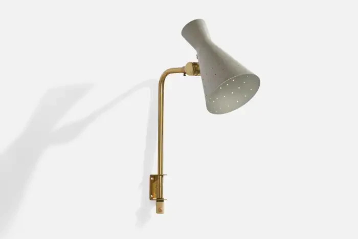 Colombocreationz, Wall Light, Brass, Metal, India, 1950s