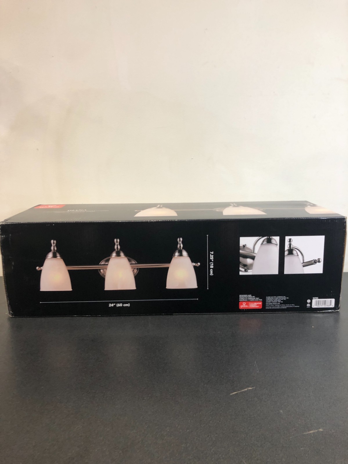 Globe Electric Diana 3 Light 24 Inch Wide Vanity Light with Adjustable Heads